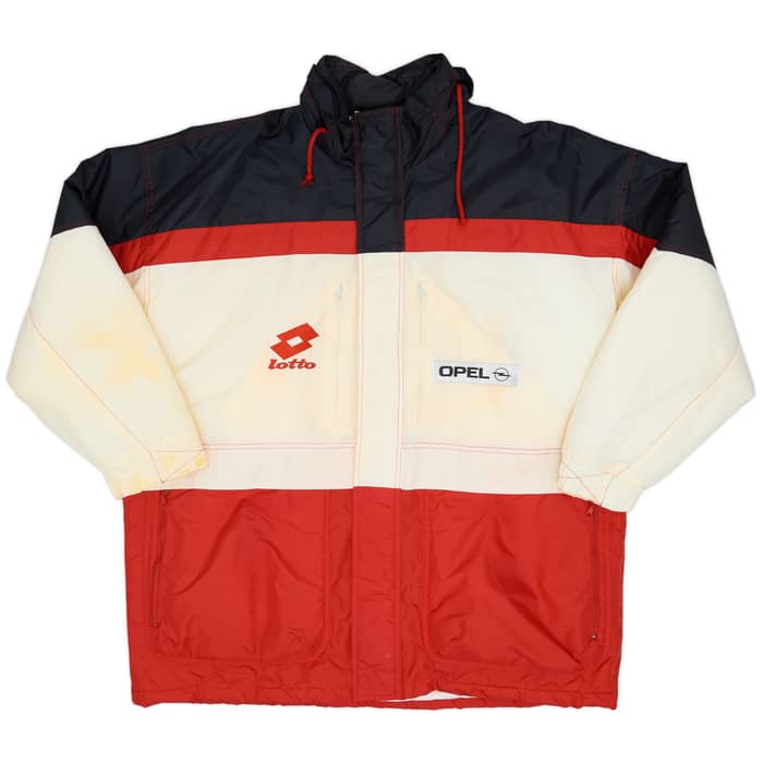 1994-95 AC Milan Lotto Padded Bench Coat - 8/10 - (XL)