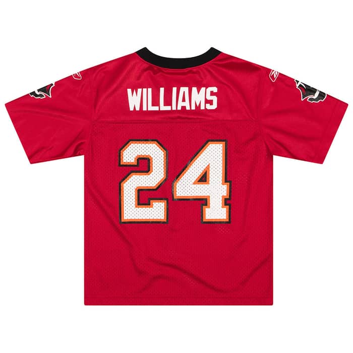 2005-06 Tampa Bay Buccaneers Williams #24 Reebok Replica Jersey (Home) Y