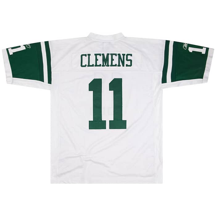 2007 New York Jets Clemens #11 Reebok Premier Jersey (Away) XXL