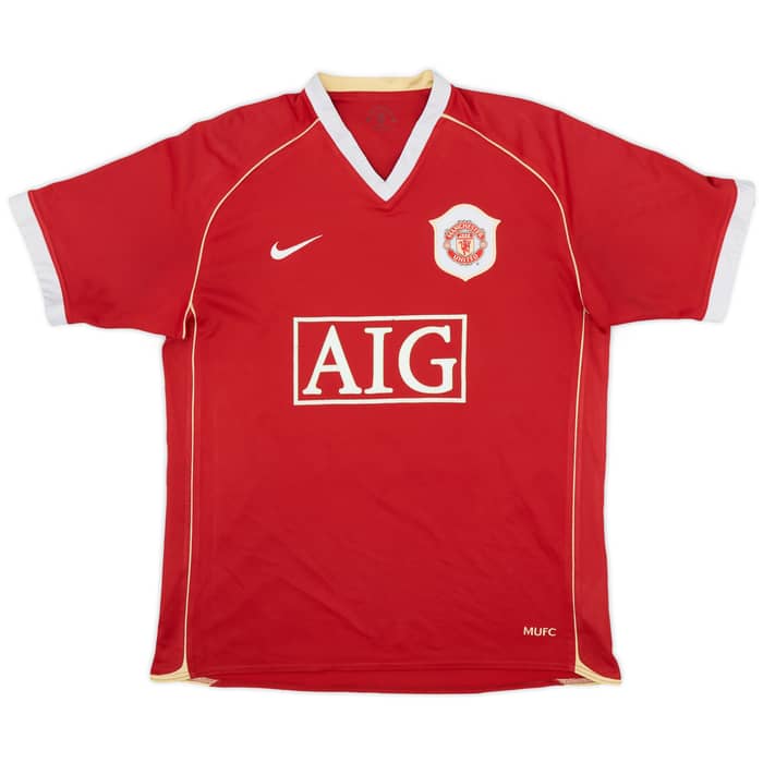 2006-07 Manchester United Home Shirt Solskjaer #20 - 5/10 - (L)