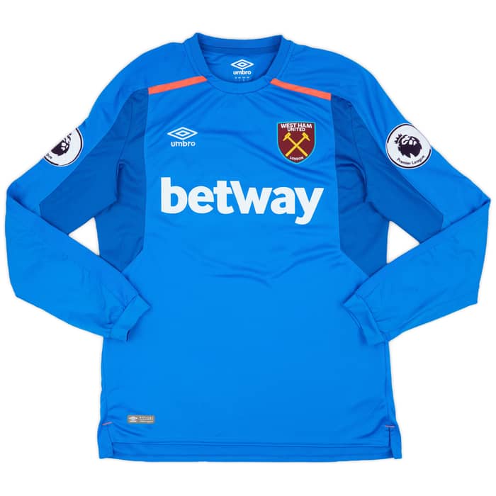 2017-18 West Ham Match Issue GK Shirt Adrian #13