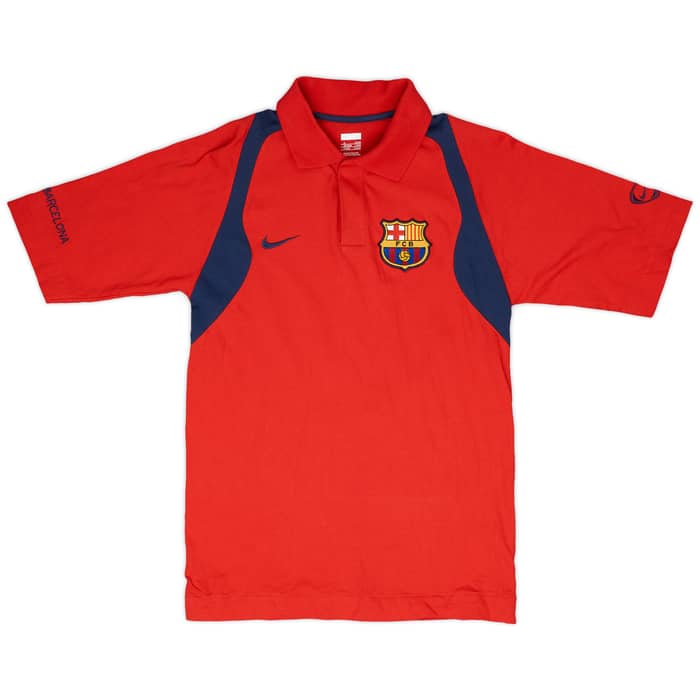 2007-08 Barcelona Nike Polo Shirt - 9/10 - (S)