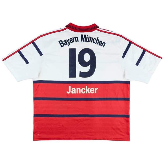1998-00 Bayern Munich Away Shirt Jancker #19 - 6/10 - (XXL)