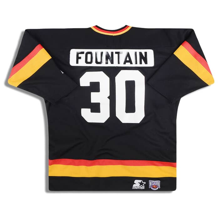 1996-97 Vancouver Canucks Fountain #30 Starter Jersey (Away) Y