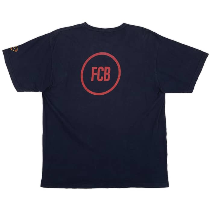 2000-01 Barcelona Nike Cotton Tee - 7/10 - (XL)