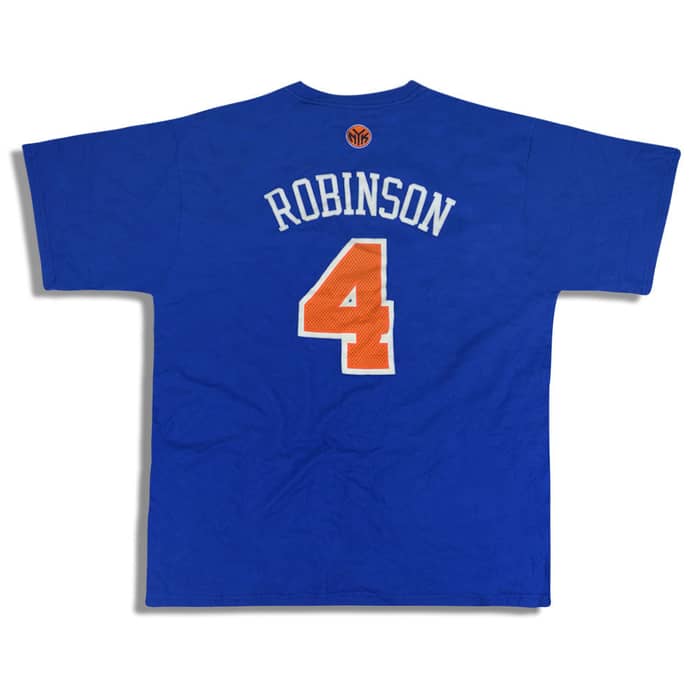 2010 New York Knicks Robinson #4 adidas Tee L