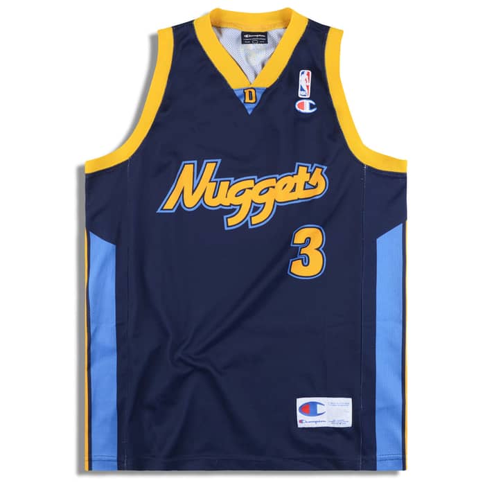 2006-08 Denver Nuggets Iverson #3 Champion Jersey (Alternate) Y