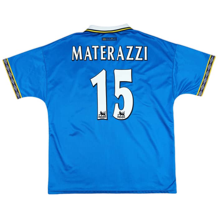 1997-99 Everton Home Shirt Materazzi #15 - 8/10 - (XXL)