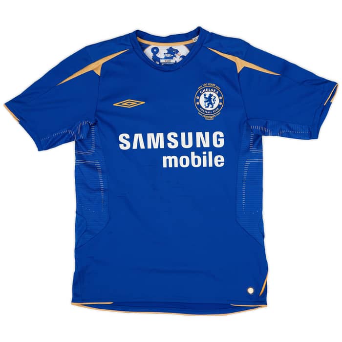 2005-06 Chelsea Centenary Home Shirt Makelele #4 - 6/10 - (S)