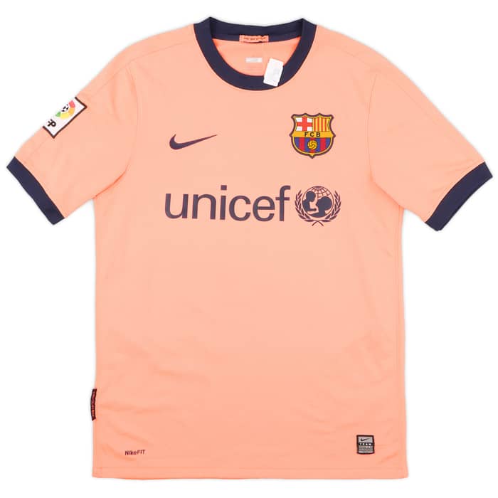 2009-10 Barcelona Away Shirt Messi #10 - 9/10 - (S)