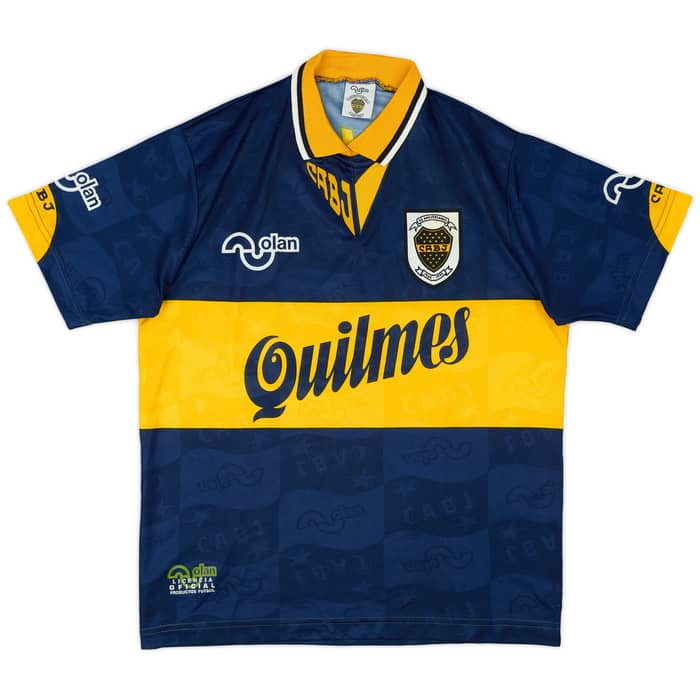 1995-97 Boca Juniors Home Shirt - 8/10 - (S)