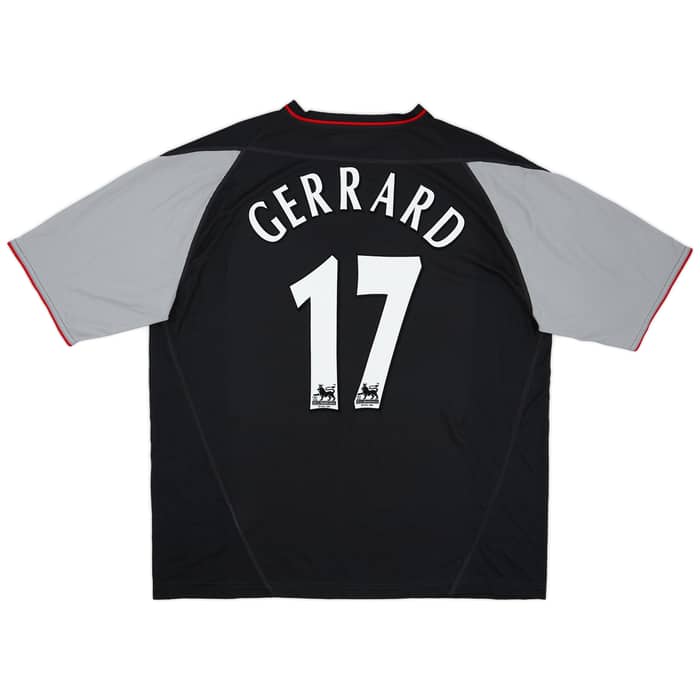 2002-04 Liverpool Away Shirt Gerrard #17 - 6/10 - (XL)