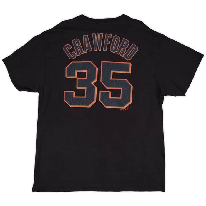 2014 San Francisco Giants Crawford #35 Majestic Tee - 8/10 - (L)