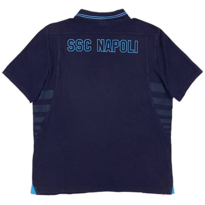 2010-11 Napoli Macron Polo Shirt - 7/10 - (S)