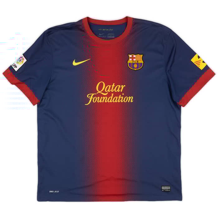 2012-13 Barcelona Home Shirt Messi #10 - 8/10 - (XL)