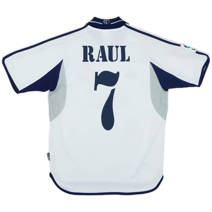 2000-01 Real Madrid Home Shirt Raul #7 - 5/10 - (S)