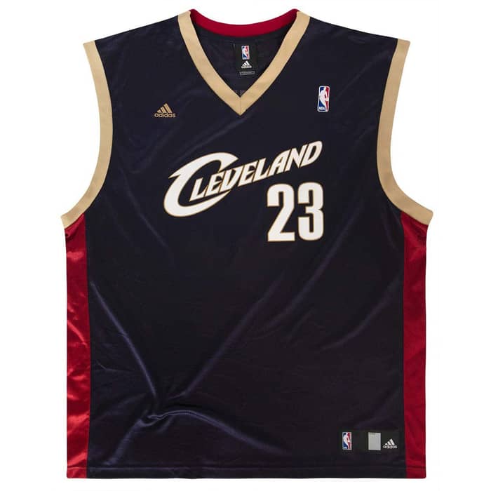 2006-10 Cleveland Cavaliers James #23 adidas Jersey (Alternate) Y