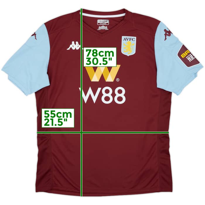 2019-20 Aston Villa Home Shirt Grealish #10 - 9/10 - (XXL)