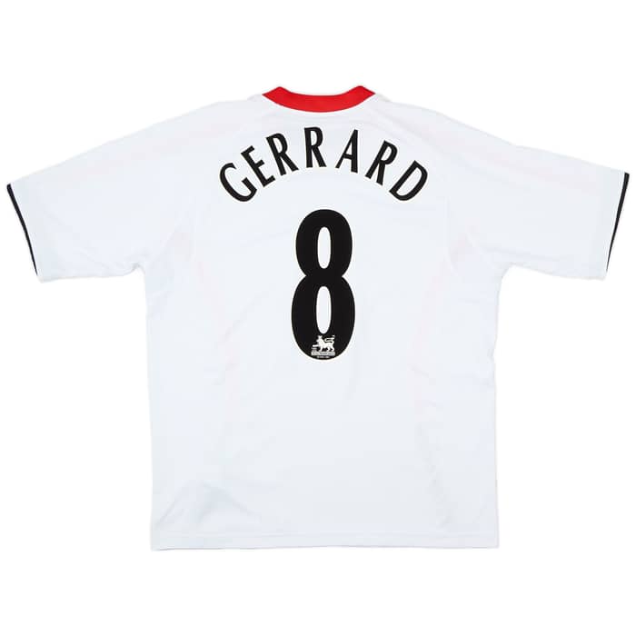2005-06 Liverpool Away Shirt Gerrard #8 - 7/10 - (L)