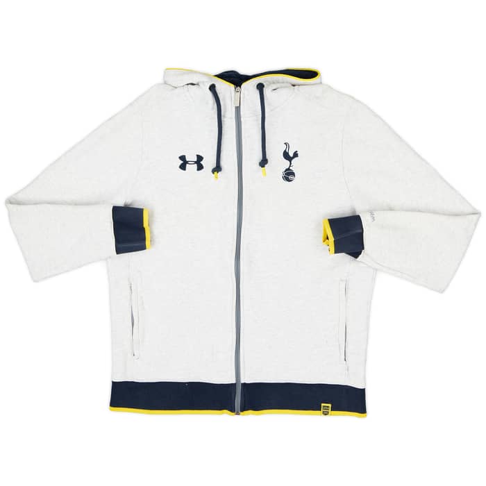 2014-15 Tottenham Under Armour Hooded Track Top - 9/10 - (L)