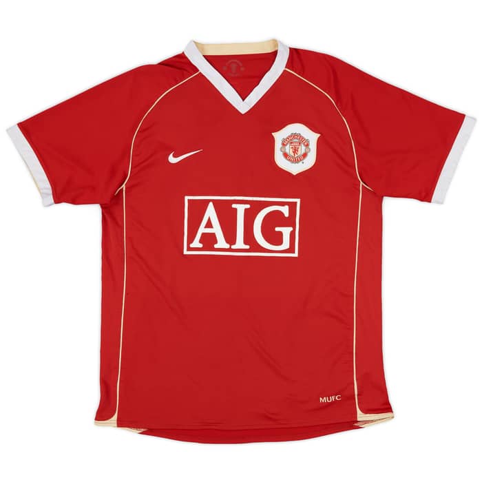 2006-07 Manchester United Home Shirt Solskjaer #20 - 5/10 - (S)