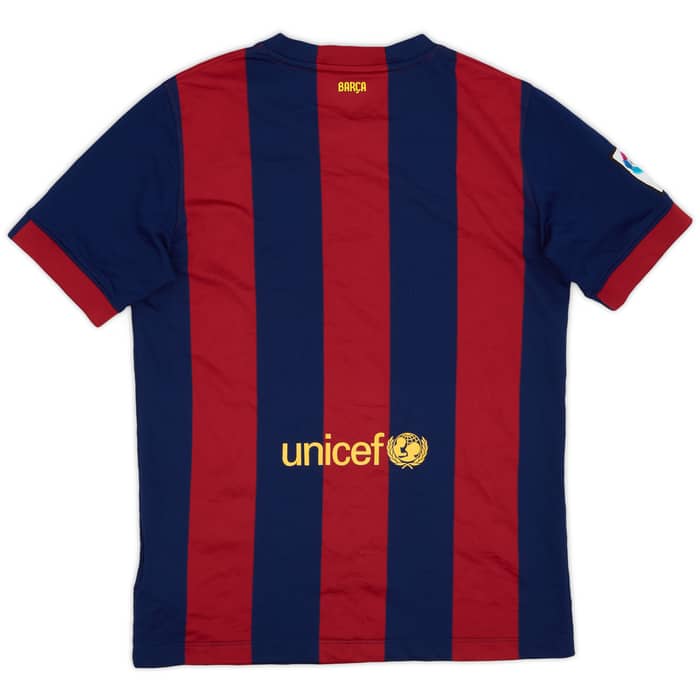 2014-15 Barcelona Home Shirt - 8/10 - (XL.Boys)