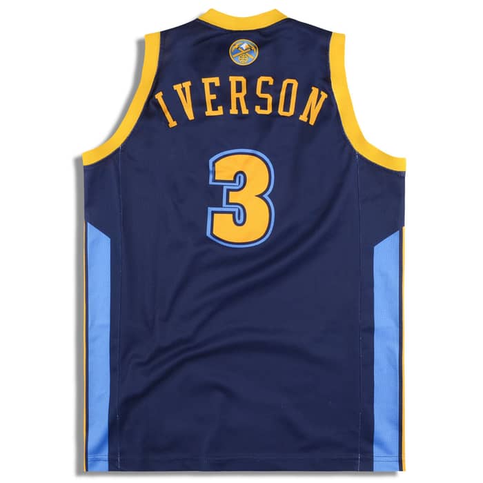 2006-08 Denver Nuggets Iverson #3 Champion Jersey (Alternate) Y