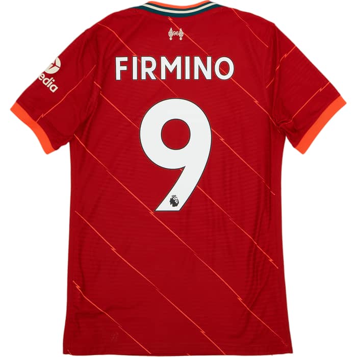 2021-22 Liverpool Authentic Home Shirt Firmino #9 - 8/10 - (S)