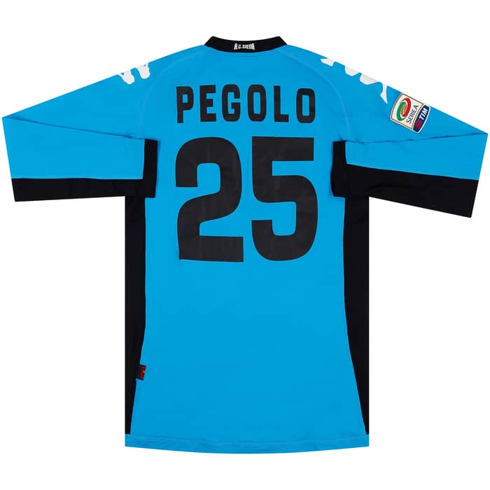 2011-12 Siena Match Issue GK Shirt Pegolo #25