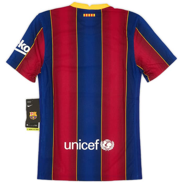 2020-21 Barcelona Authentic Home Shirt (XS)