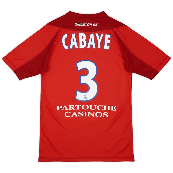 2004-05 Lille Home Shirt Cabaye #3 - 9/10 - (M)