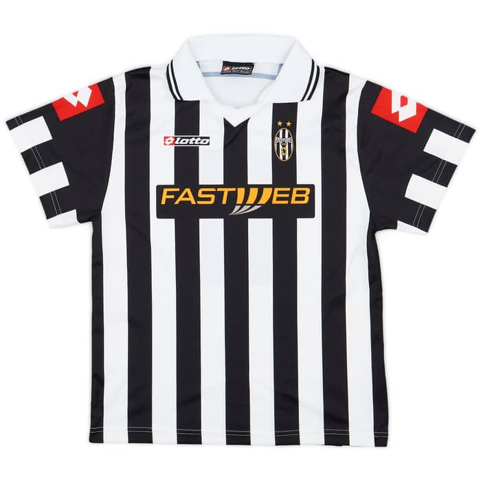 2001-02 Juventus Basic Home Shirt - 8/10 - (L.Boys)