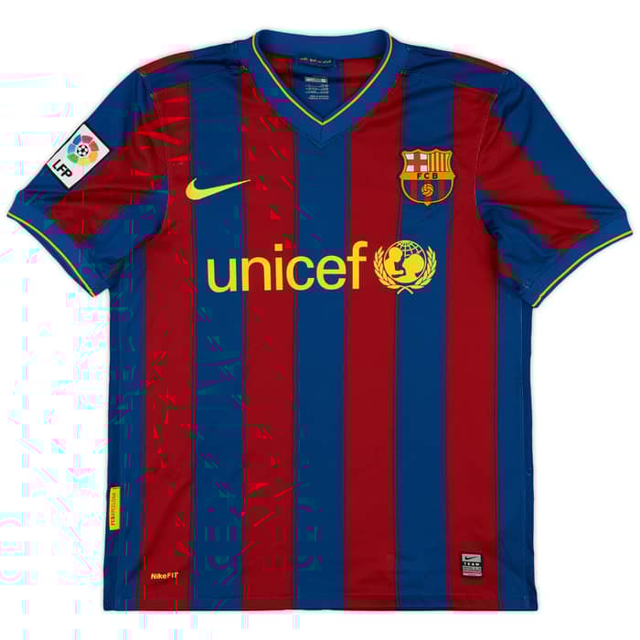 2009-10 Barcelona Home Shirt Messi #10 - 6/10 - (S)