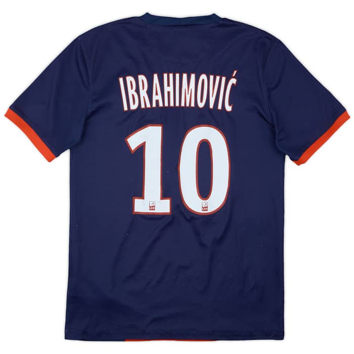 2013-14 Paris Saint-Germain Home Shirt Ibrahimovic #10 - 6/10 - (S)