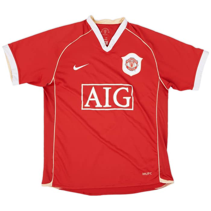 2006-07 Manchester United Home Shirt Ronaldo #7 - 6/10 - (M)