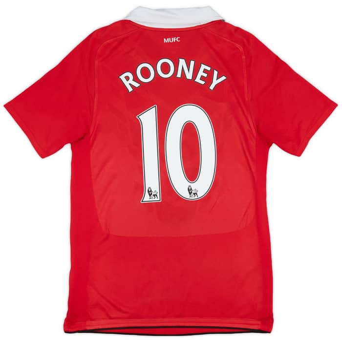 2010-11 Manchester United Home Shirt Rooney #10 - 5/10 - (S)