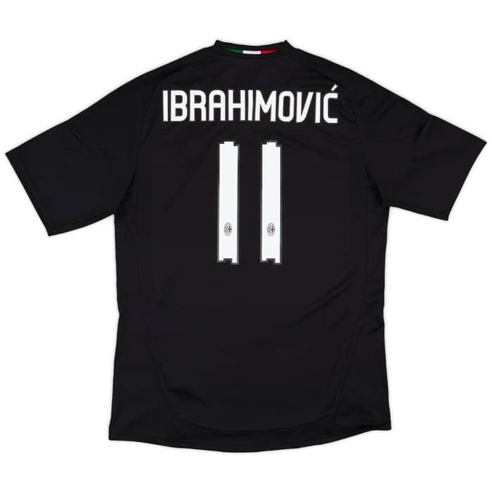 2010-11 AC Milan Third Shirt Ibrahimovic #11 - 6/10 - (L)