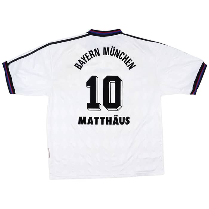 1996-98 Bayern Munich Away Shirt Matthaus #10 - 6/10 - (XL)
