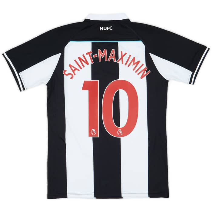 2021-22 Newcastle Home Shirt Saint-Maximin #10 - 8/10 - (S)