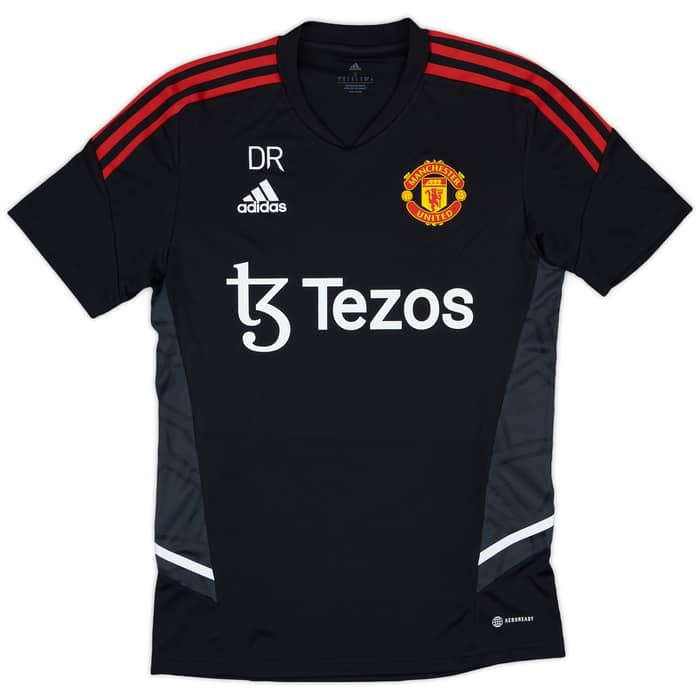 2022-23 Manchester United Staff Issue adidas Training Shirt DR - 9/10 - (S)