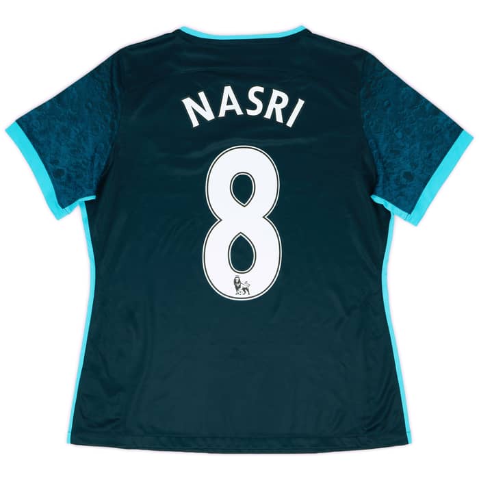 2015-16 Manchester City Away Shirt Nasri #8 (Women's XL)