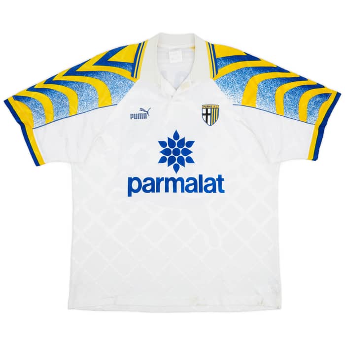 1995-97 Parma Home Shirt Zola #10 - 6/10 - (L)