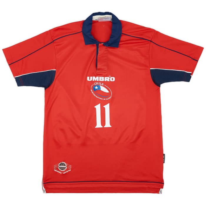 2000-01 Chile Home Shirt Salas #11 - 8/10 - (S)