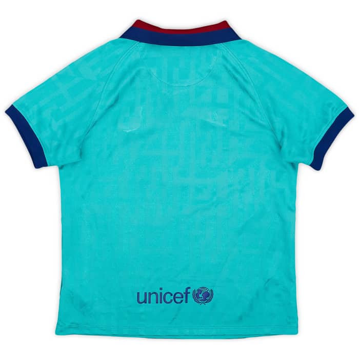 2019-20 Barcelona Third CL Shirt - 9/10 - (6-7 Years)