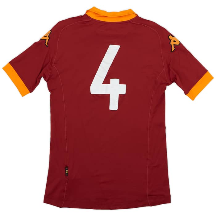 2012-13 Roma Home Shirt #4 - 5/10 - (XS)