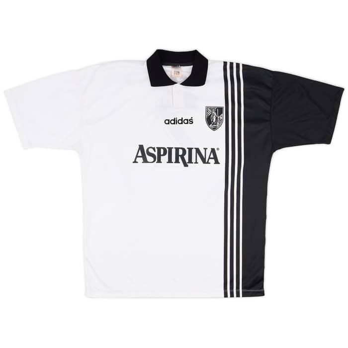 1996-97 Vitoria Guimaraes Match Worn UEFA Cup Home Shirt Jose Carlos #2