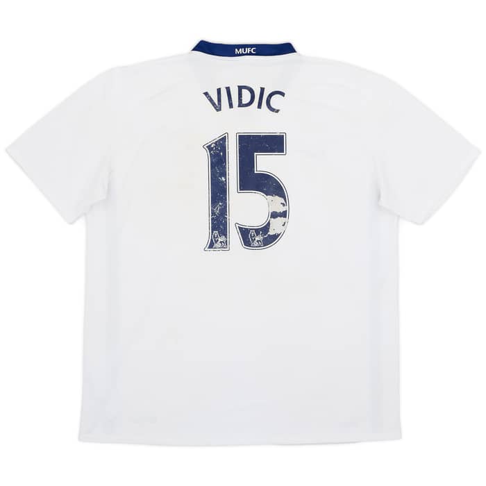 2008-10 Manchester United Away Shirt Vidic #15 - 4/10 - (XL)