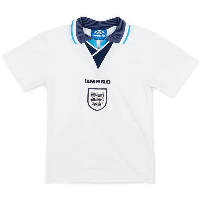 1995-97 England Home Shirt Shearer #9 - 8/10 - (S.Boys)