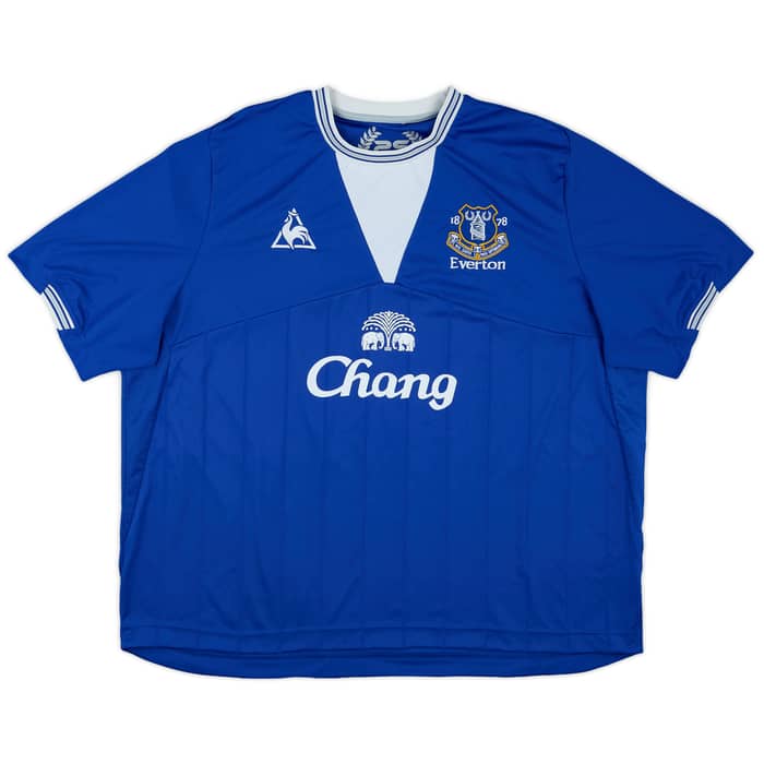 2009-10 Everton Home Shirt Baines #3 - 9/10 - (3XL)
