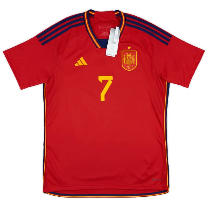 2022-23 Spain Home Shirt Morata #7